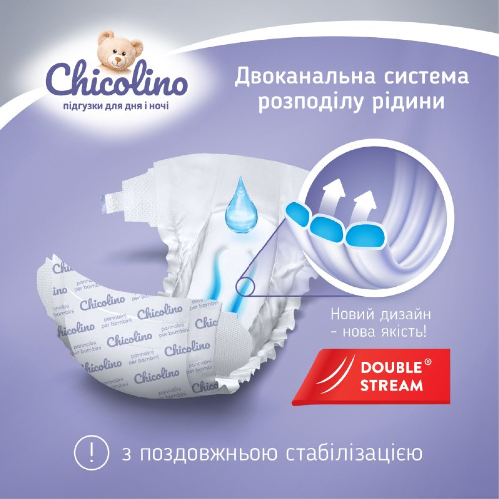 Подгузник Chicolino Classico Размер 4 (7-14 кг) 96 шт (2000064265979)