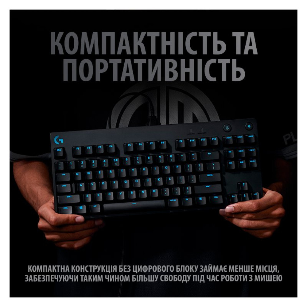 Клавиатура Logitech G PRO Mechanical Gaming USB Black (920-009392)