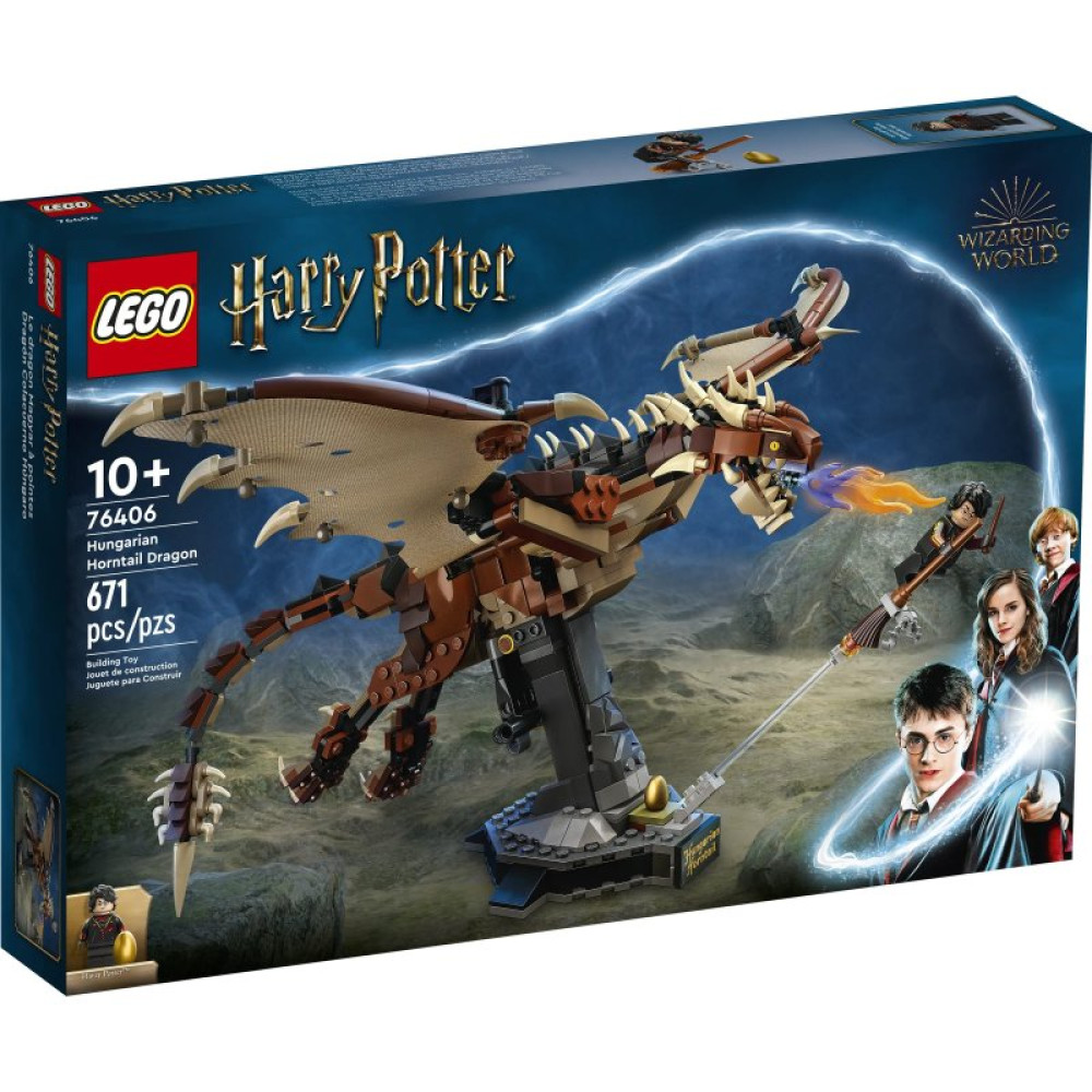 Конструктор LEGO Harry Potter Венгерский хвосторохий дракон 671 деталь (76406) Конструктор LEGO Harry Potter Венгерский хвосторохий дракон 671 деталь (76406)
