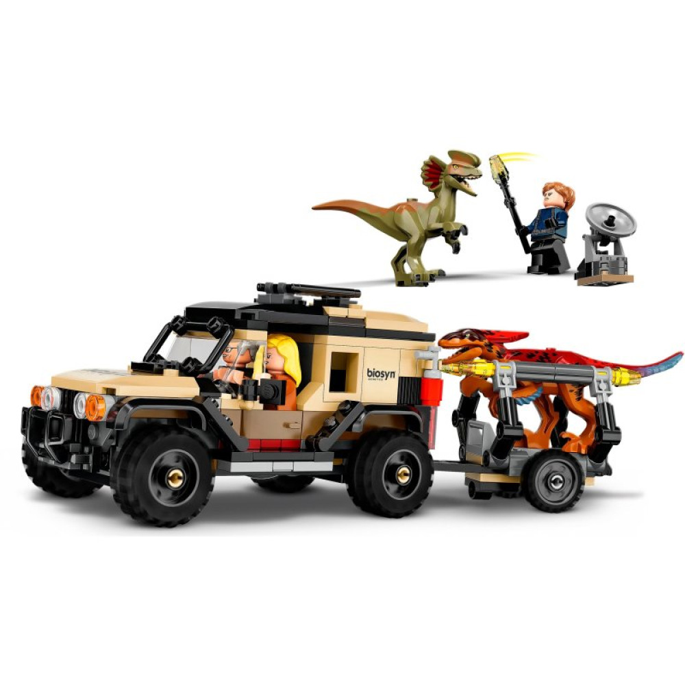 Конструктор LEGO Jurassic World Перевозка пирораптора и дилофозавра 254 детали (76951)