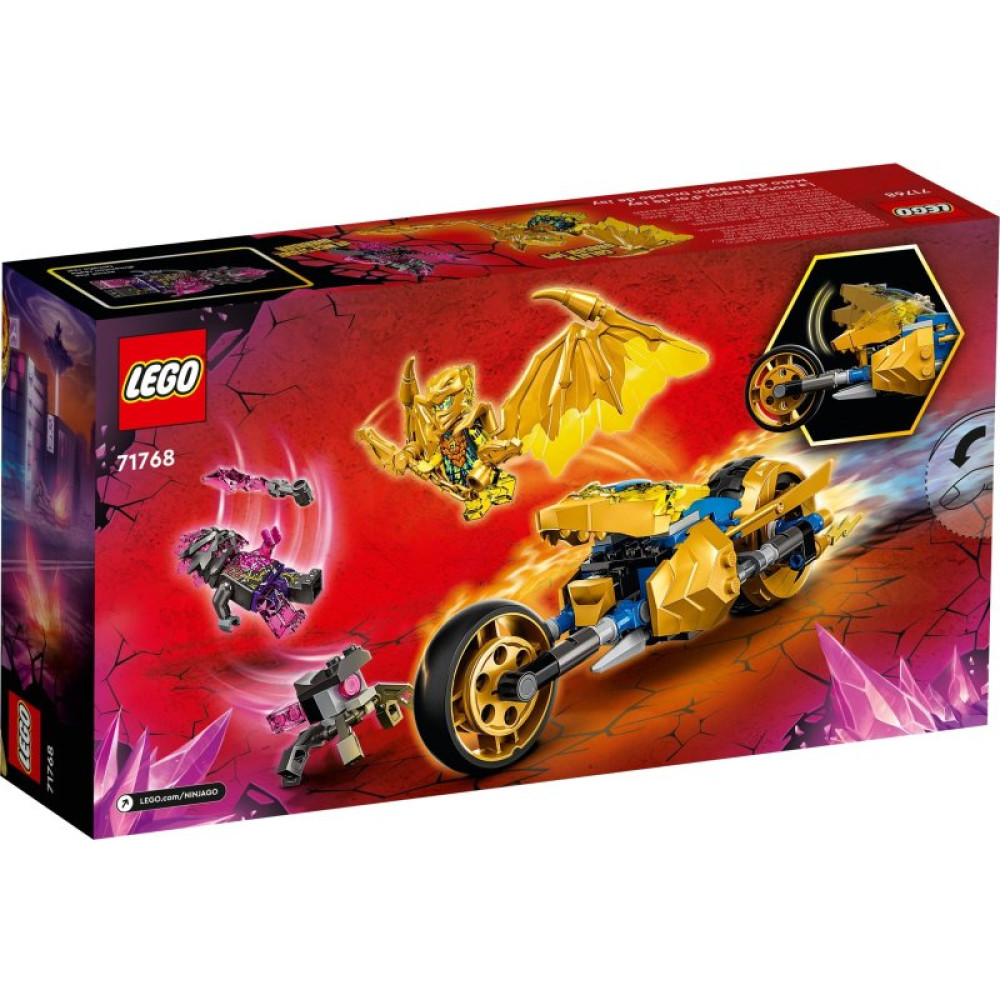 Конструктор LEGO Ninjago Мотоцикл золотого дракона Джея 137 деталі (71768)