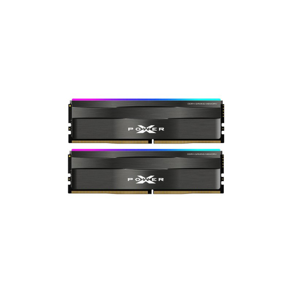 Модуль пам'яті для комп'ютера DDR4 16GB (2x8GB) 3200 MHz XPOWER Zenith RGB Silicon Power (SP016GXLZU320BDD)