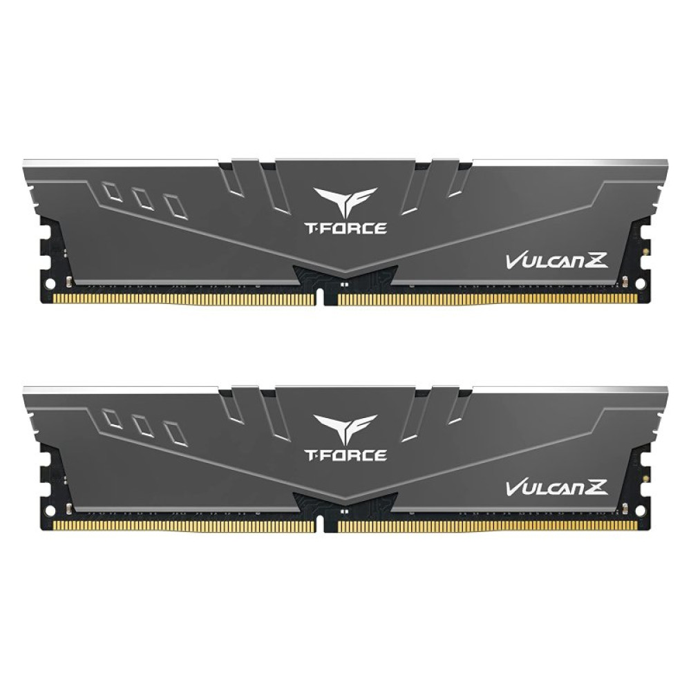 Модуль памяти для компьютера DDR4 16GB (2x8GB) 3600 MHz Vulcan Z Gray Team (TLZGD416G3600HC18JDC01)