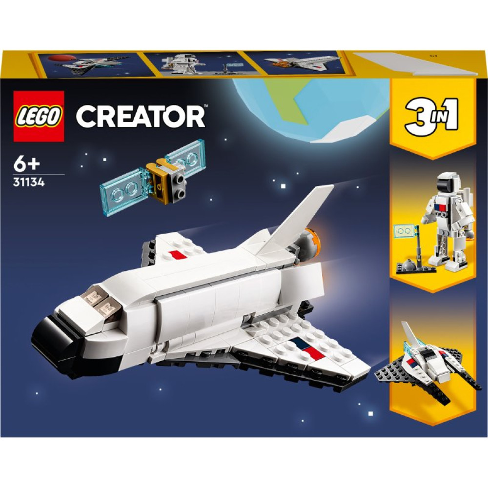Конструктор LEGO Creator Космический шаттл 144 деталей (31134) Конструктор LEGO Creator Космический шаттл 144 деталей (31134)