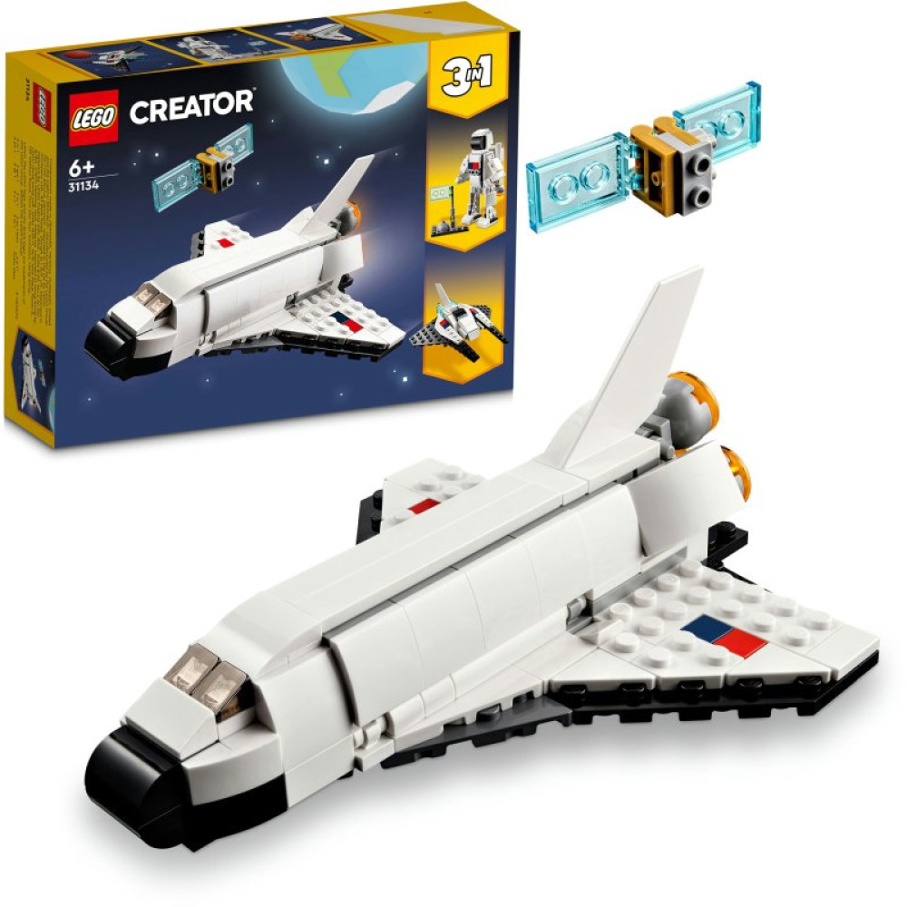 Конструктор LEGO Creator Космический шаттл 144 деталей (31134) Конструктор LEGO Creator Космический шаттл 144 деталей (31134)