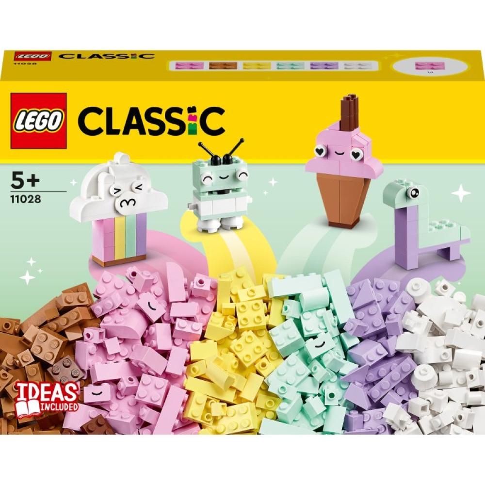 Конструктор LEGO Classic Творческое пастельное веселье 333 детали (11028)