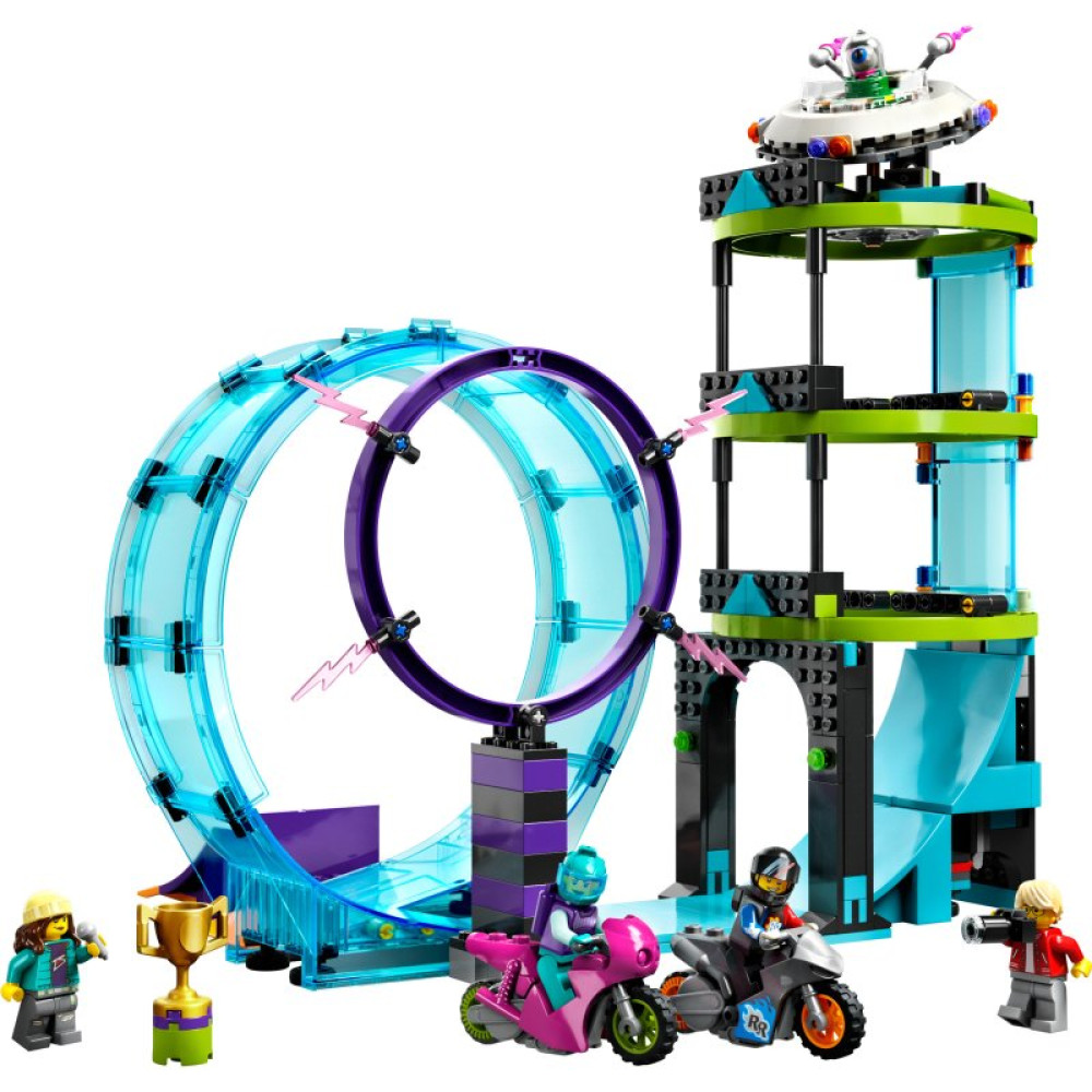 Конструктор LEGO City Stuntz Невероятное задание для каскадеров 385 деталей (60361)