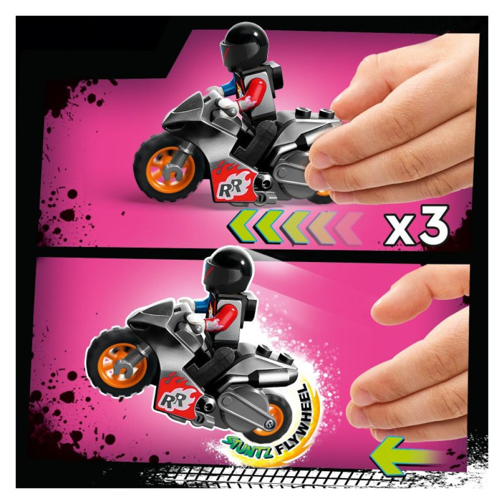 Конструктор LEGO City Stuntz Невероятное задание для каскадеров 385 деталей (60361)