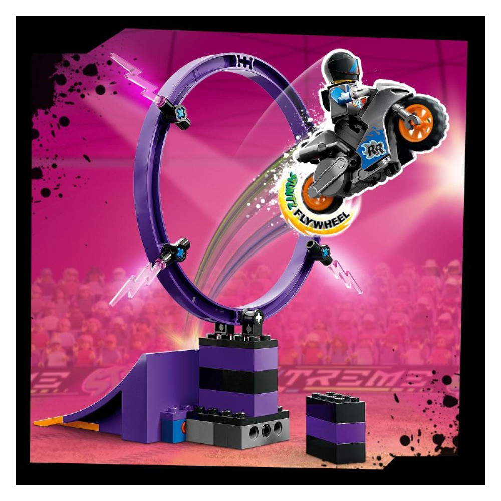 Конструктор LEGO City Stuntz Невероятное задание для каскадеров 385 деталей (60361)