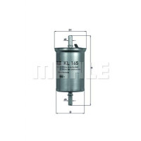 Фильтр топливный Mahle KL165