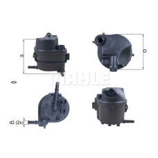 Фильтр топливный Mahle KL777D