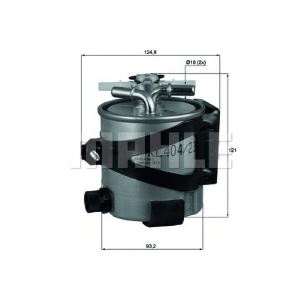 Фильтр топливный Mahle KLH44/22