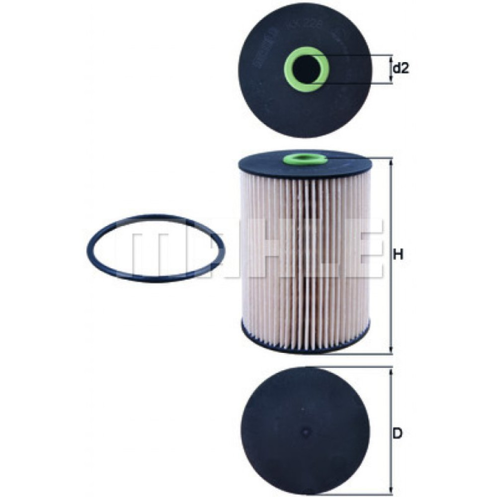 Фильтр топливный Mahle KX228DECO