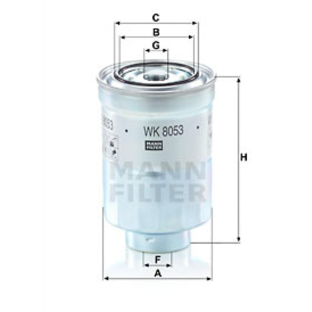 Фильтр топливный Mann WK8053Z