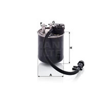 Фильтр топливный Mann WK820/18