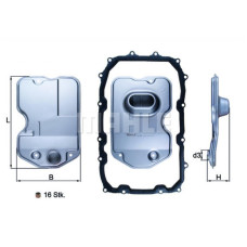 Трансмиссионный фильтр Mahle HX160KIT