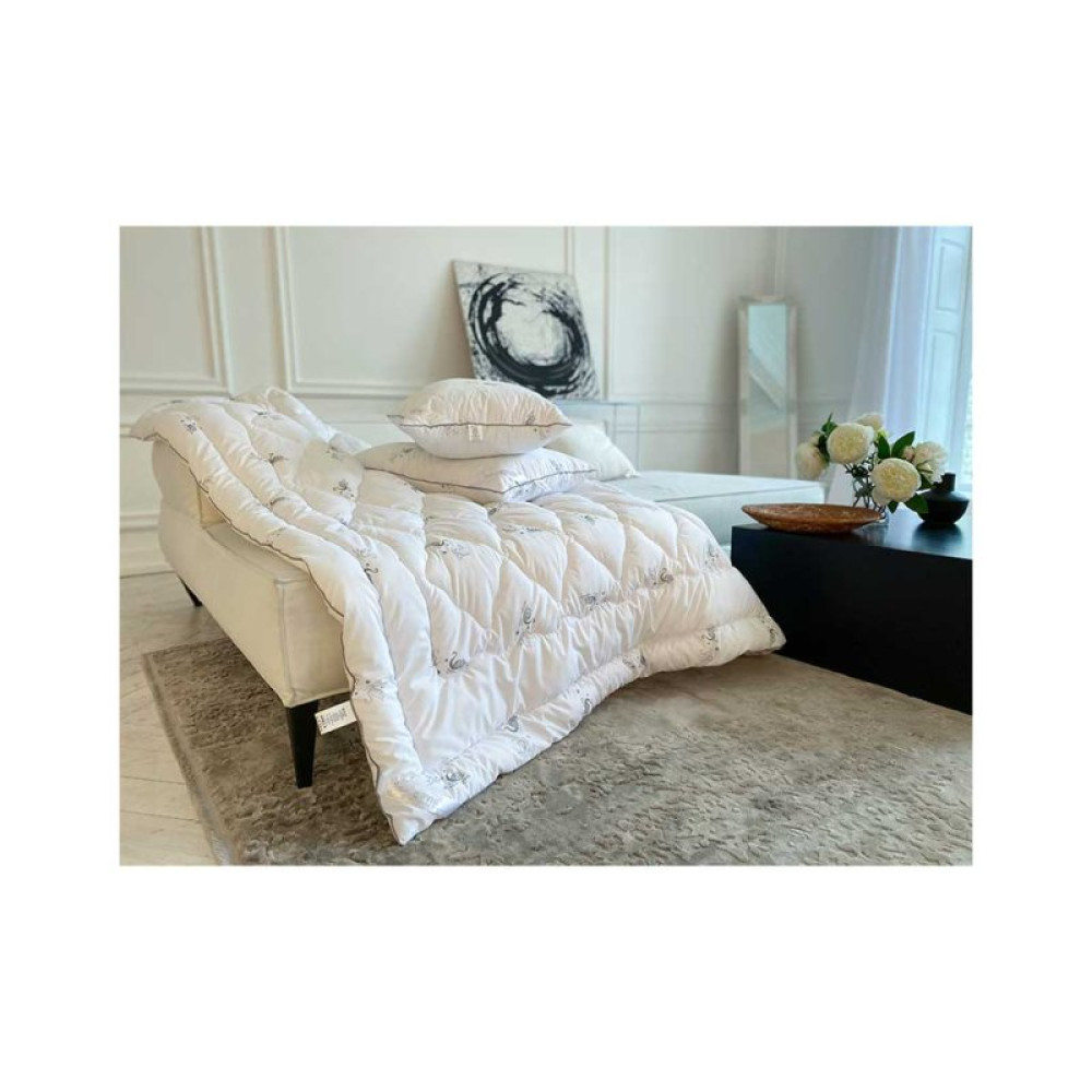 Подушка Руно из искусственного лебединого пуха Swan Luxury 40х60 см (309.52_Swan Luxury)