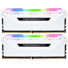Модуль памяти для компьютера DDR4 16GB (2x8GB) 3600 MHz Vengeance RGB Pro White Corsair (CMW16GX4M2D3600C18W)