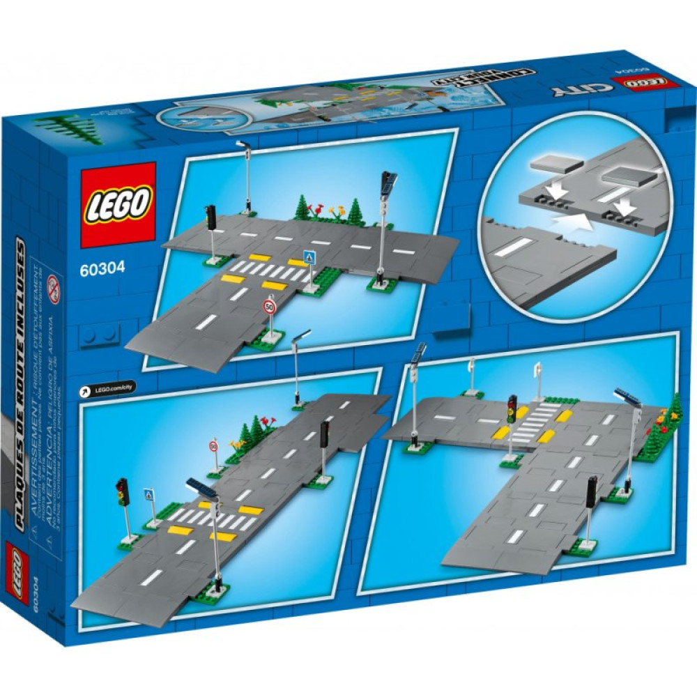 Конструктор LEGO City Town Дорожні плити 112 деталей (60304) Конструктор LEGO City Town Дорожні плити 112 деталей (60304)