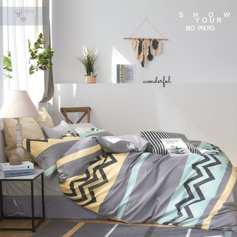 Постільна білизна Home Line №05-131 Касабланка сатин сімейний (163974)