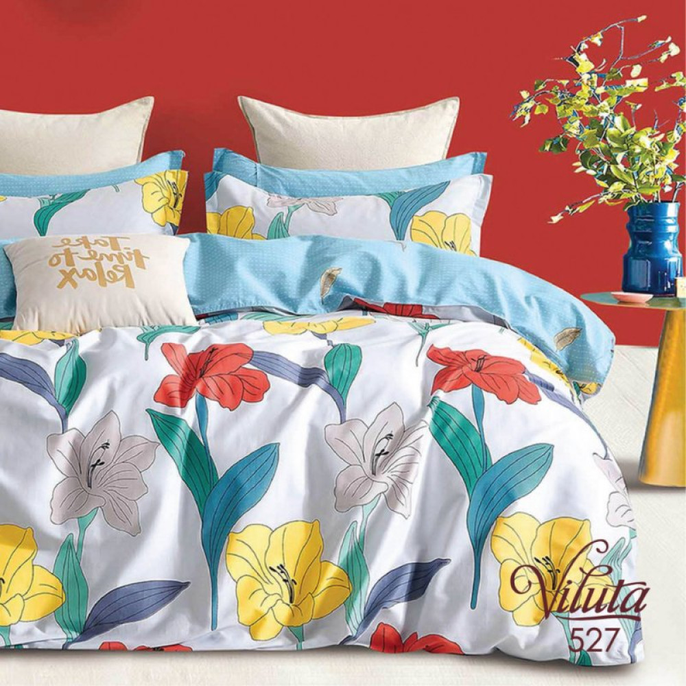 Постельное белье Viluta 527 Сатин твил полуторный (527 pl) Постельное белье Viluta 527 Сатин твил полуторный (527 pl)