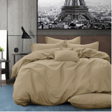 Постельное белье Home Line песочный сатин евро (162436) Постельное белье Home Line песочный сатин евро (162436)