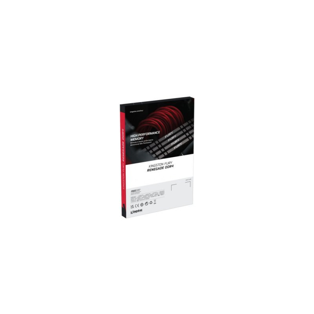 Модуль пам'яті для комп'ютера DDR4 8GB 2666 MHz RenegadeBlack Kingston Fury (ex.HyperX) (KF426C13RB/8)