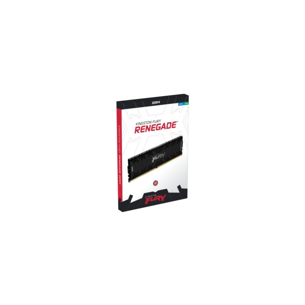 Модуль пам'яті для комп'ютера DDR4 8GB 2666 MHz RenegadeBlack Kingston Fury (ex.HyperX) (KF426C13RB/8)