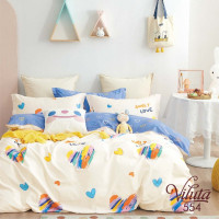 Постельное белье Viluta Сатин Твил 554 214х150 подростковый (554_pd)