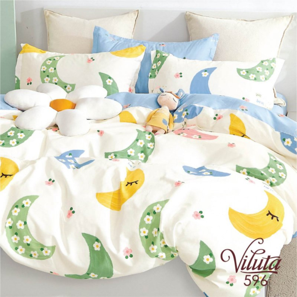 Постельное белье Viluta Сатин Твил 596 214х150 подростковый (596_pd)