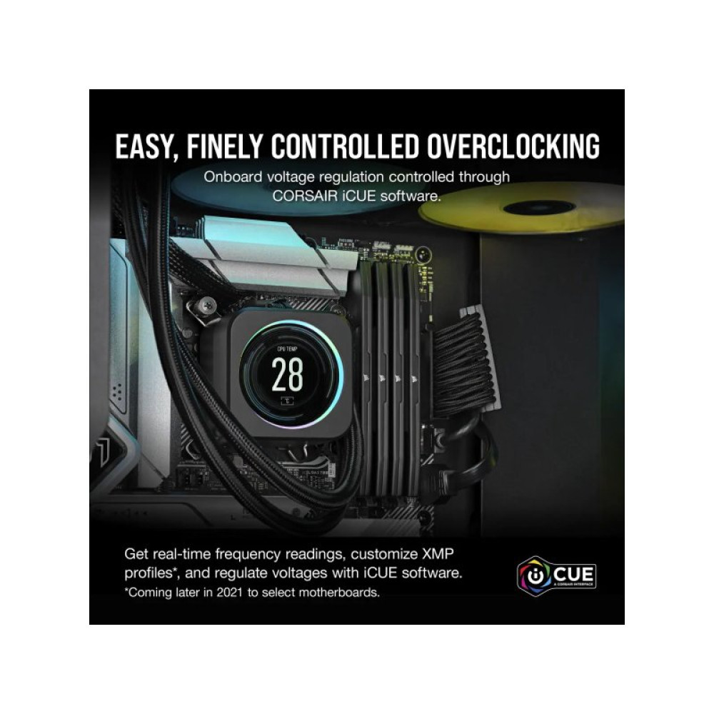 Модуль пам'яті для комп'ютера DDR5 32GB (2x16GB) 5600 MHz Vengeance Black Corsair (CMK32GX5M2B5600C36)