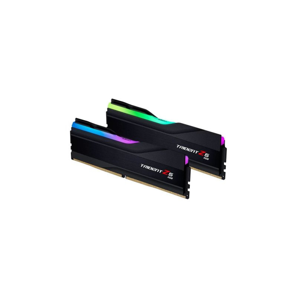 Модуль памяти для компьютера DDR5 32GB (2x16GB) 6600 Trident Z5 RGB Black G.Skill (F5-6600J3440G16GX2-TZ5RK)