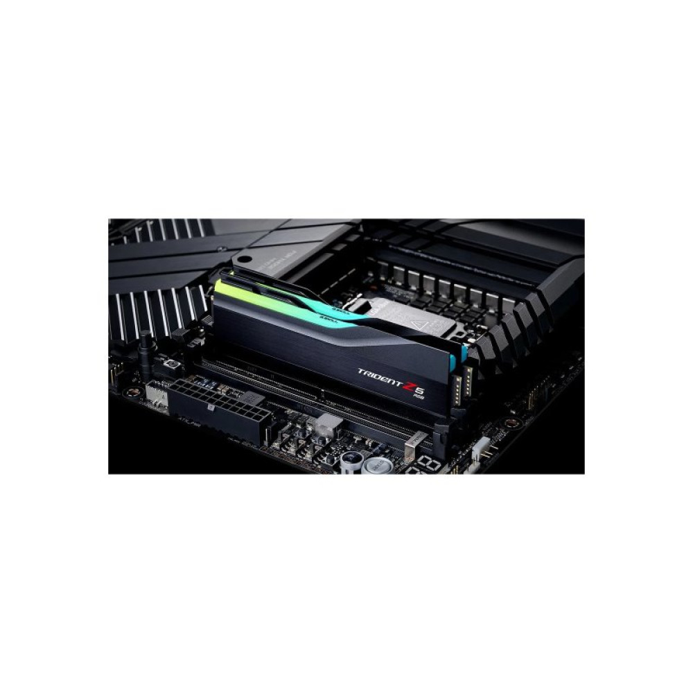 Модуль памяти для компьютера DDR5 32GB (2x16GB) 6600 Trident Z5 RGB Black G.Skill (F5-6600J3440G16GX2-TZ5RK)