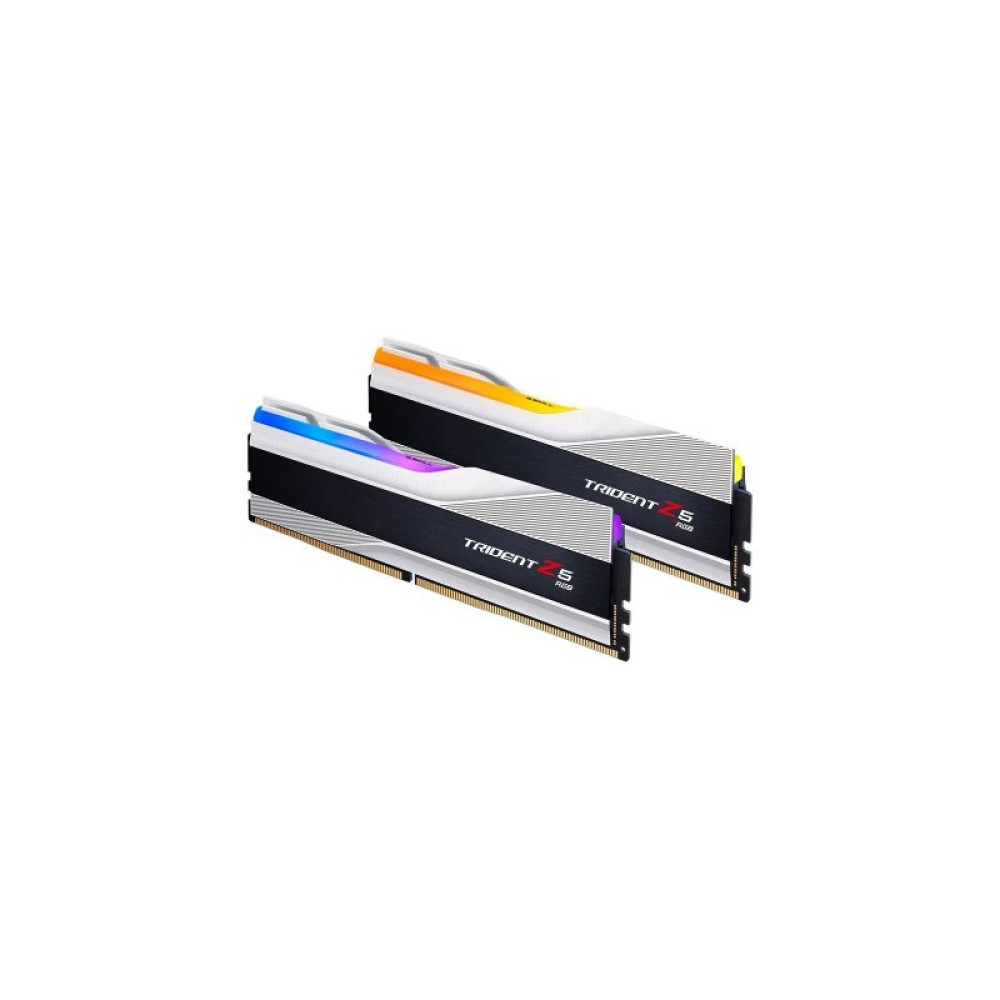 Модуль памяти для компьютера DDR5 32GB (2x16GB) 6800 Trident Z5 RGB Silver G.Skill (F5-6800J3445G16GX2-TZ5RS)