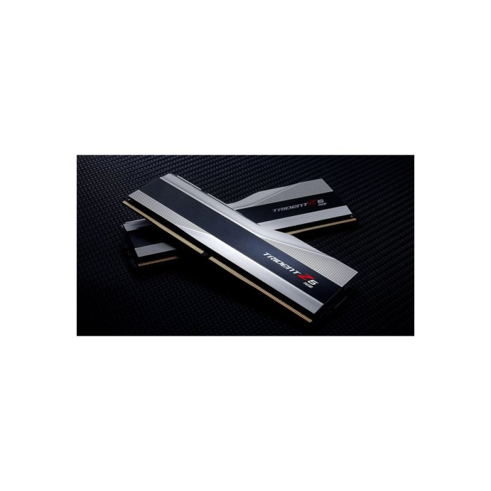 Модуль памяти для компьютера DDR5 32GB (2x16GB) 6800 Trident Z5 RGB Silver G.Skill (F5-6800J3445G16GX2-TZ5RS)