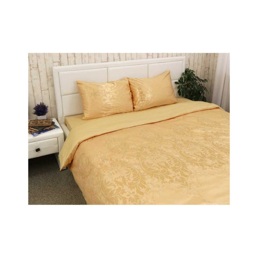 Постільна білизна Руно АЖ Золотий сатин набивний полуторний (1.137АЖ_ЗолотоА)