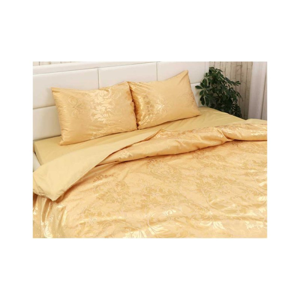 Постільна білизна Руно АЖ Золотий сатин набивний полуторний (1.137АЖ_ЗолотоА)