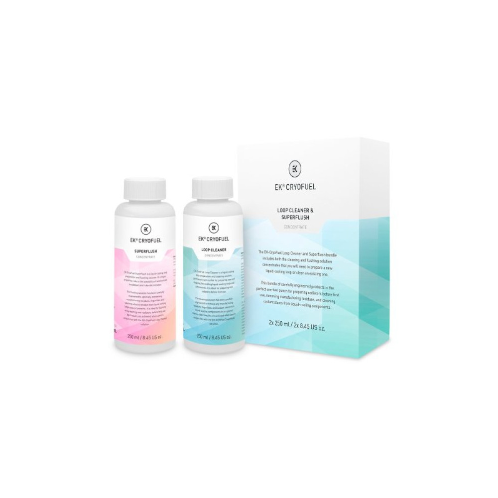 Охолоджуюча рідина Ekwb EK-CryoFuel Loop Cleaner + Superflush (Concentrate 250 (3831109897720)