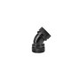 Фитинг для СВО ThermalTake Pacific G1/4 PETG Tube 45-Degree Dual Compression 16mm OD Black (CL-W098-CA00BL-A)