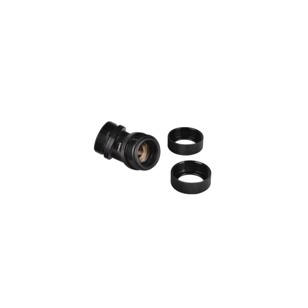 Фитинг для СВО ThermalTake Pacific G1/4 PETG Tube 45-Degree Dual Compression 16mm OD Black (CL-W098-CA00BL-A)