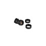 Фитинг для СВО ThermalTake Pacific G1/4 PETG Tube 45-Degree Dual Compression 16mm OD Black (CL-W098-CA00BL-A)