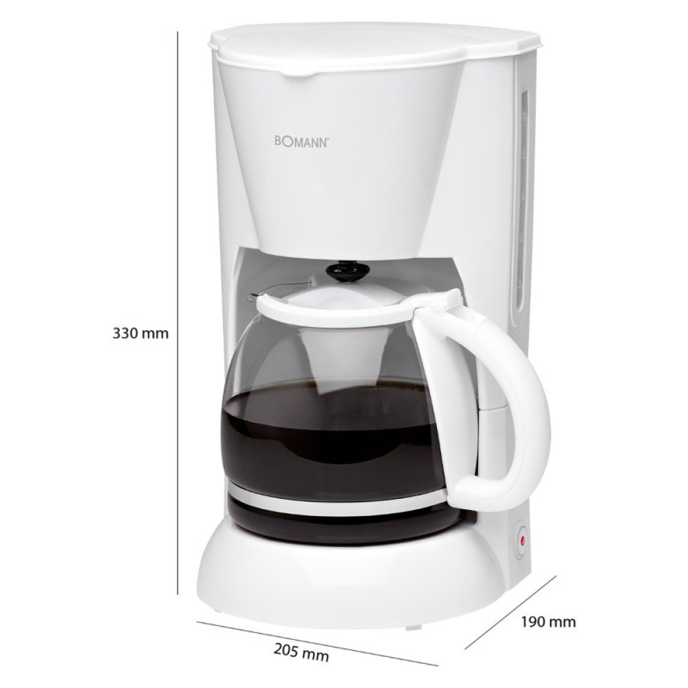 Капельная кофеварка Bomann КА 183 CB white (КА183CB white)