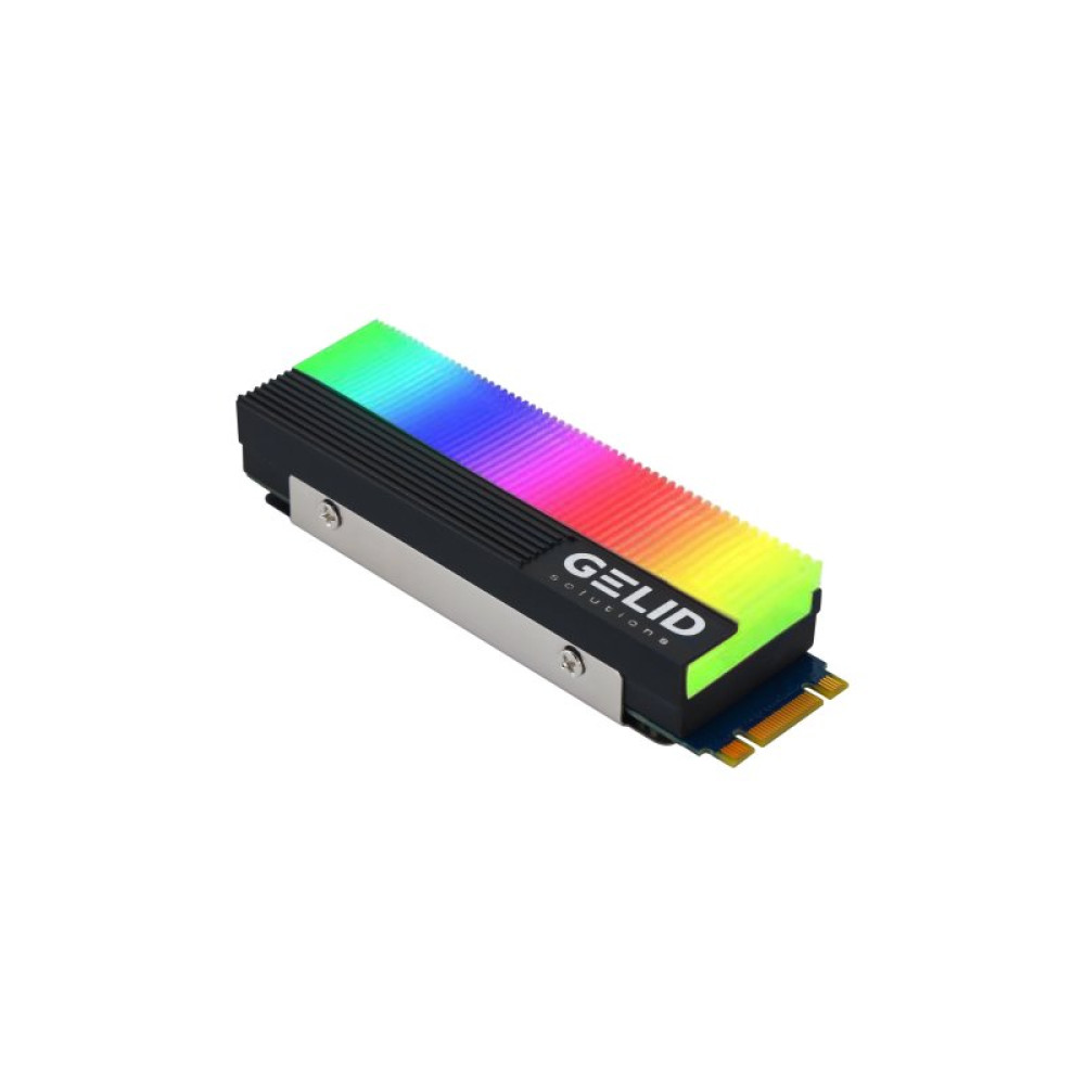 Радіатор охолодження Gelid Solutions GLINT ARGB M.2 2280 SSD (M2-RGB-01)_