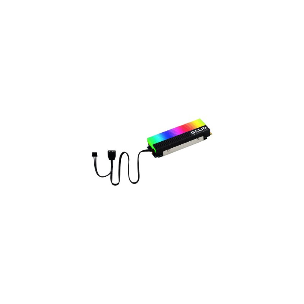 Радіатор охолодження Gelid Solutions GLINT ARGB M.2 2280 SSD (M2-RGB-01)_