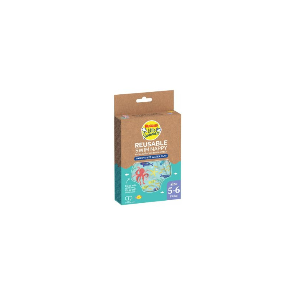 Подгузник Huggies Little Swimmers Размер 5-6 многоразовые для плавания 1 шт (5029053583068) Подгузник Huggies Little Swimmers Размер 5-6 многоразовые для плавания 1 шт (5029053583068)