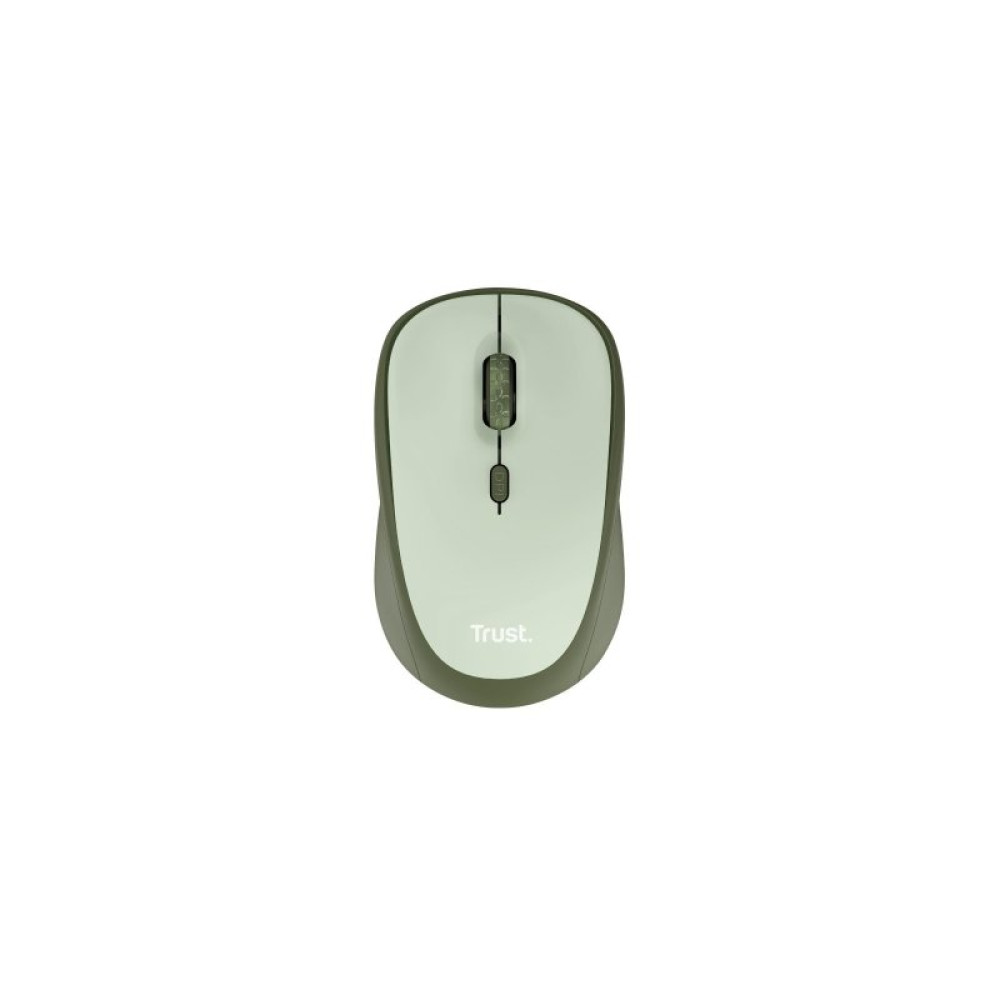 Мишка Trust YVI+ Silent Eco Wireless Green (24552)