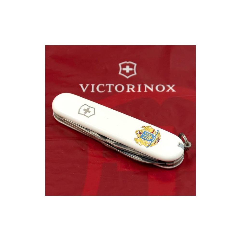 Нож Victorinox Spartan Ukraine White "Великий Герб України" (1.3603.7_T0400u)