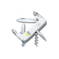 Ніж Victorinox Spartan Ukraine White "Тризуб Жовто-Блакитний" (1.3603.7_T0017u)
