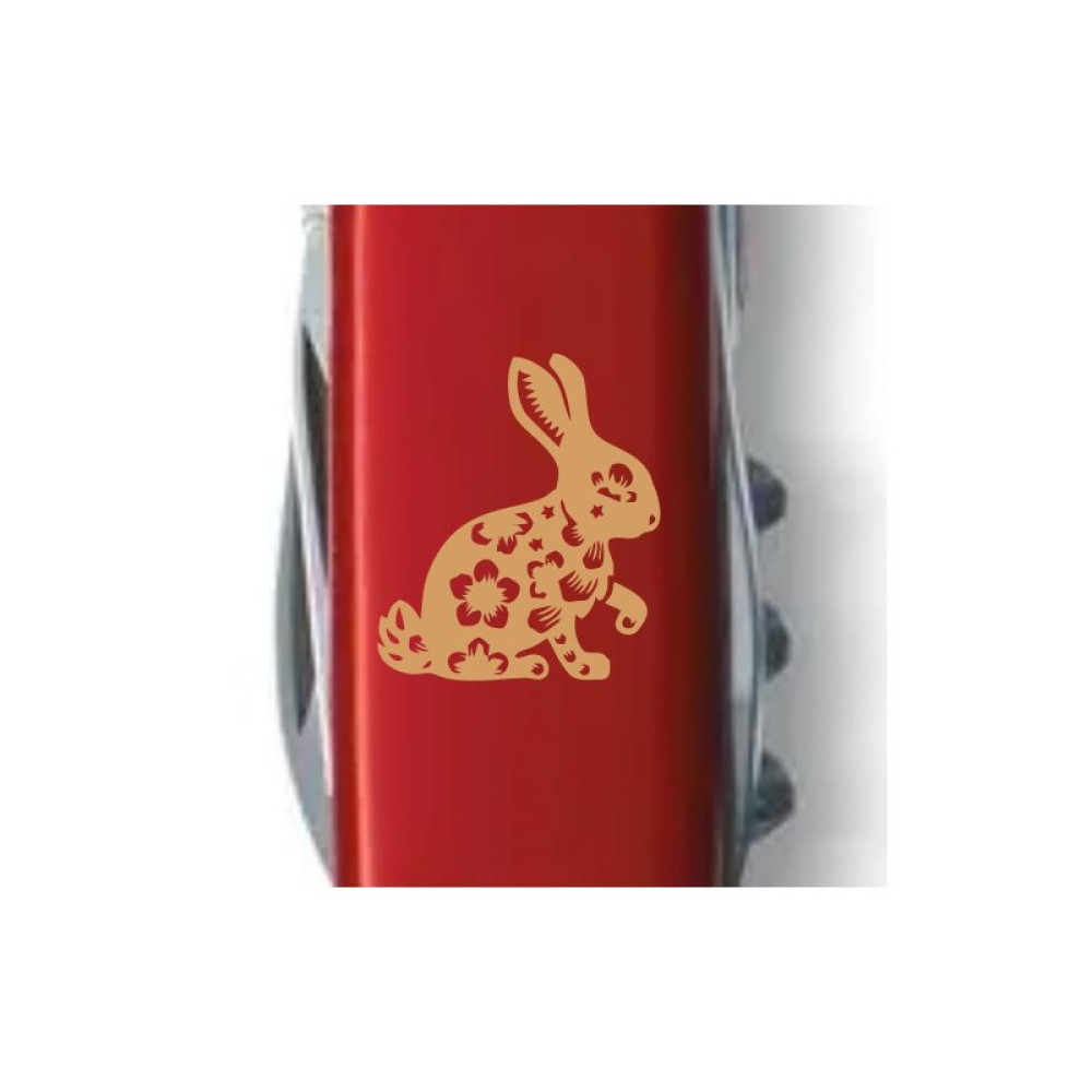 Нож Victorinox Spartan Zodiac White "Бенгальський Кролик" Bronze (1.3603_Z2065u)