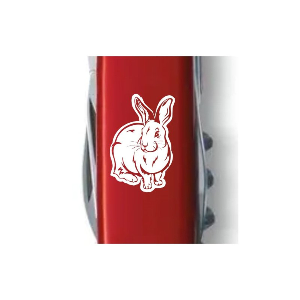 Нож Victorinox Spartan Zodiac Red "Водяний Кролик" (1.3603_Z2030u)